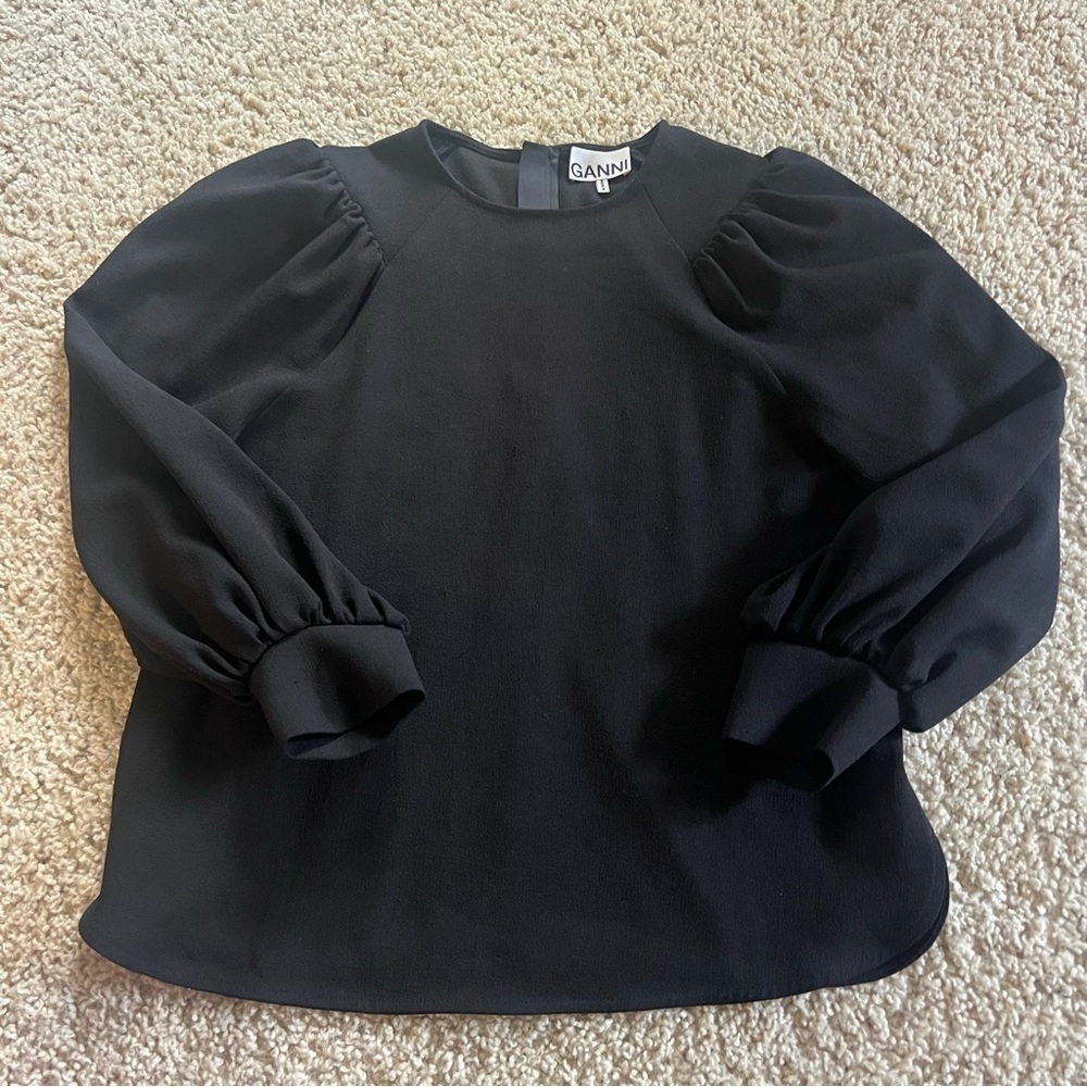 Ganni crew neck long sleeve View 4